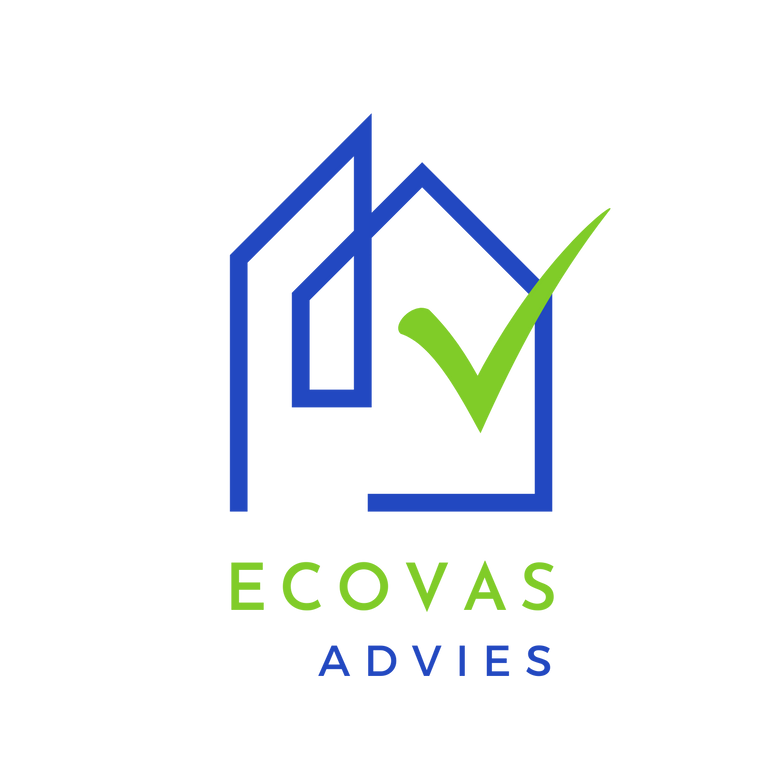 Logo ECOVAS Advies. Groen denken, slim besparen